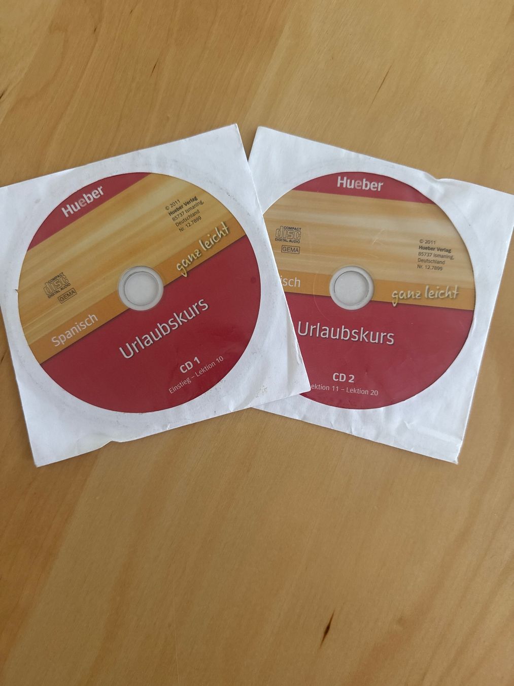 CD: Urlaubskurs Spanisch 2 CDs – Usato da Goldach venduto da Hibiskus23