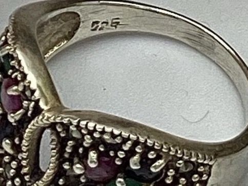 Ringe: Bague argent, pierres semi précieuses – Gebraucht aus Agiez von Beve15 4