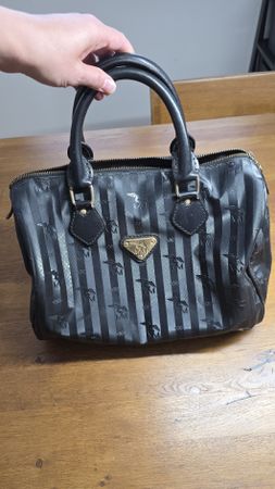 Maison Mollerus Tasche /schwarz+gold