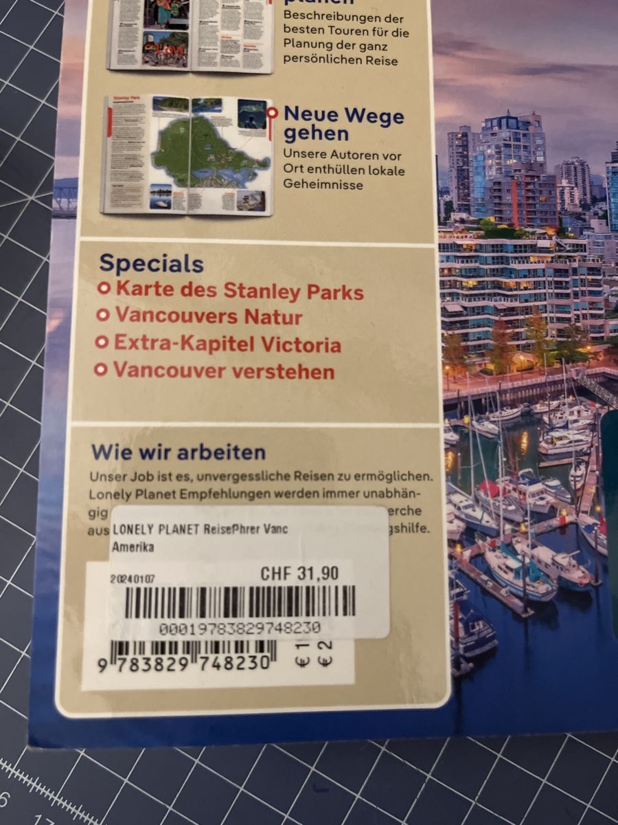 Livres: Vancouver Lonely Planet – D'occasion à Wallisellen par k-milch 2