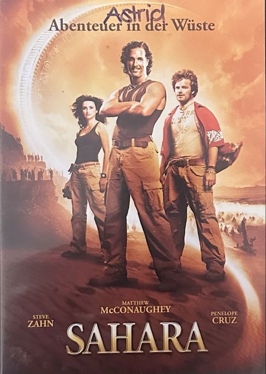 DVD Sahara - Abenteuer in der Wüste mit Matthew McConaughey (Gebraucht ...