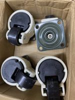 4x FOOT MASTER G-DOKING Nivellier-Lenkrollen / Leveling Cast