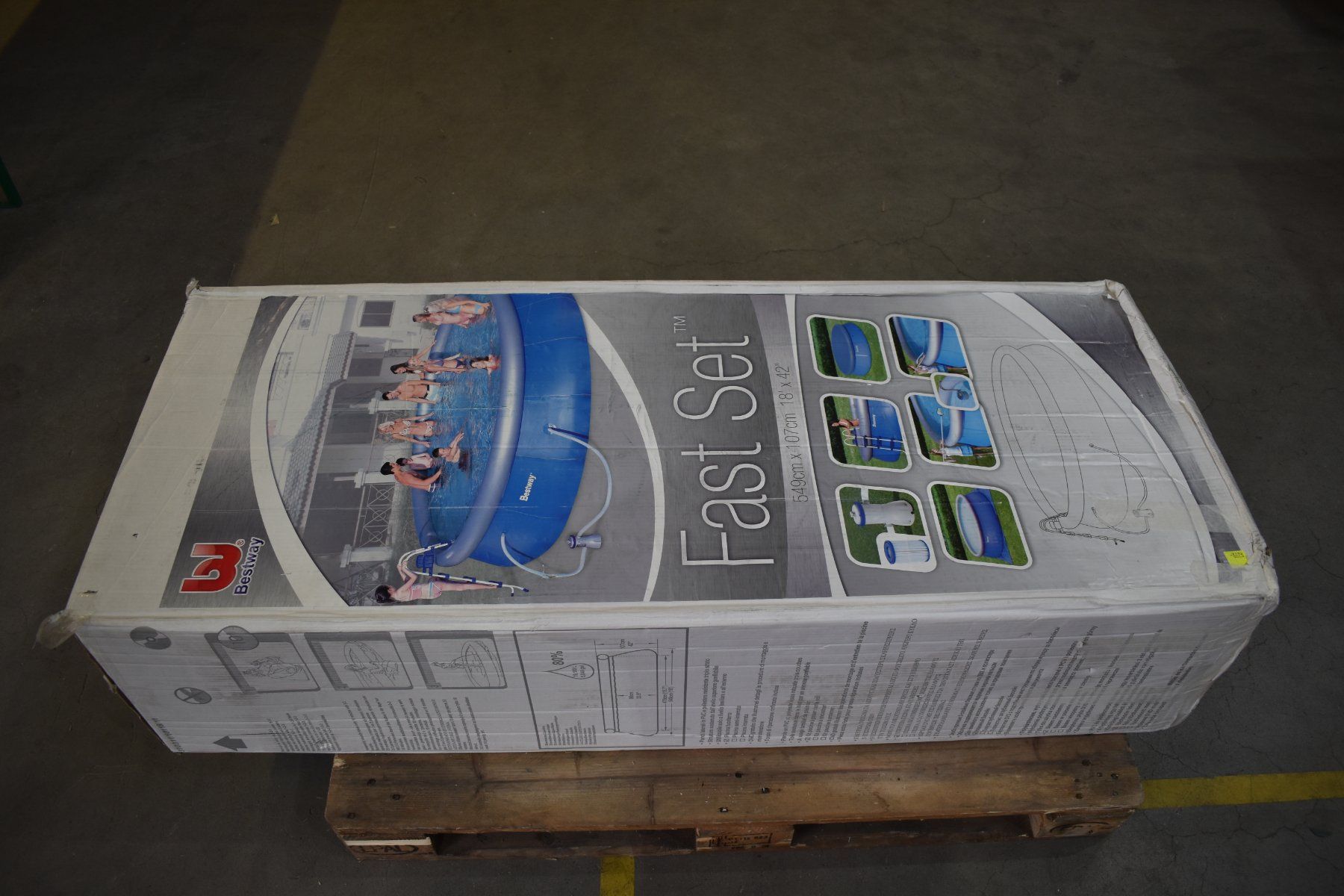 Bestway Piscine: Bestway Fast Set Pool, 549x107cm – Usato da Interlaken venduto da schatzkiste_seeburg 6