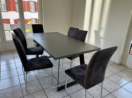 GRATIS Esstisch in Anthrazit (180x90 cm)  Schnäppchen