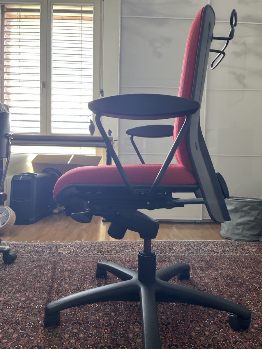 Chaises: Bürostuhl rot gebraucht – D'occasion à Zürich par Ahuran 4
