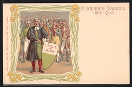Litho Lausanne, Centenaire Vaudois 1803-