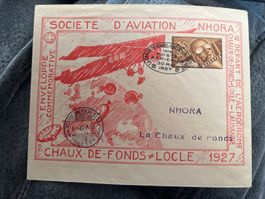 Nhora 1928, dekorative Ganzsache in guter Erhaltung