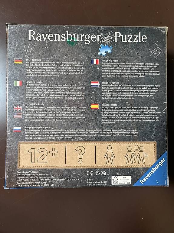Puzzle: Escape Puzzle 759 Ravensburger – Usato da Meride venduto da Alain0.. 1