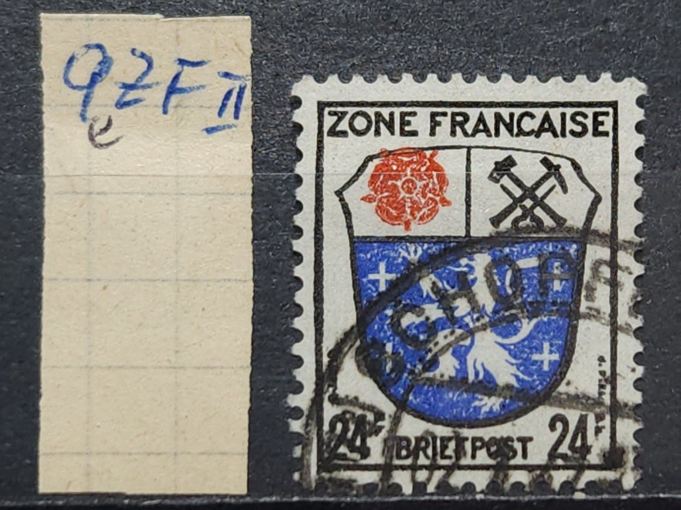 Tutti i francobolli: Franzö Zone Allgemeine Mi-Nr.9zF ll e gestempelt Geprüft BPP – Nuovo (secondo la descrizione) da Kriens venduto da Nidfeld45