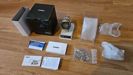 Casio AQW-100D-1AVEF -Armbanduhr Edelstahl, 200m wasserdicht