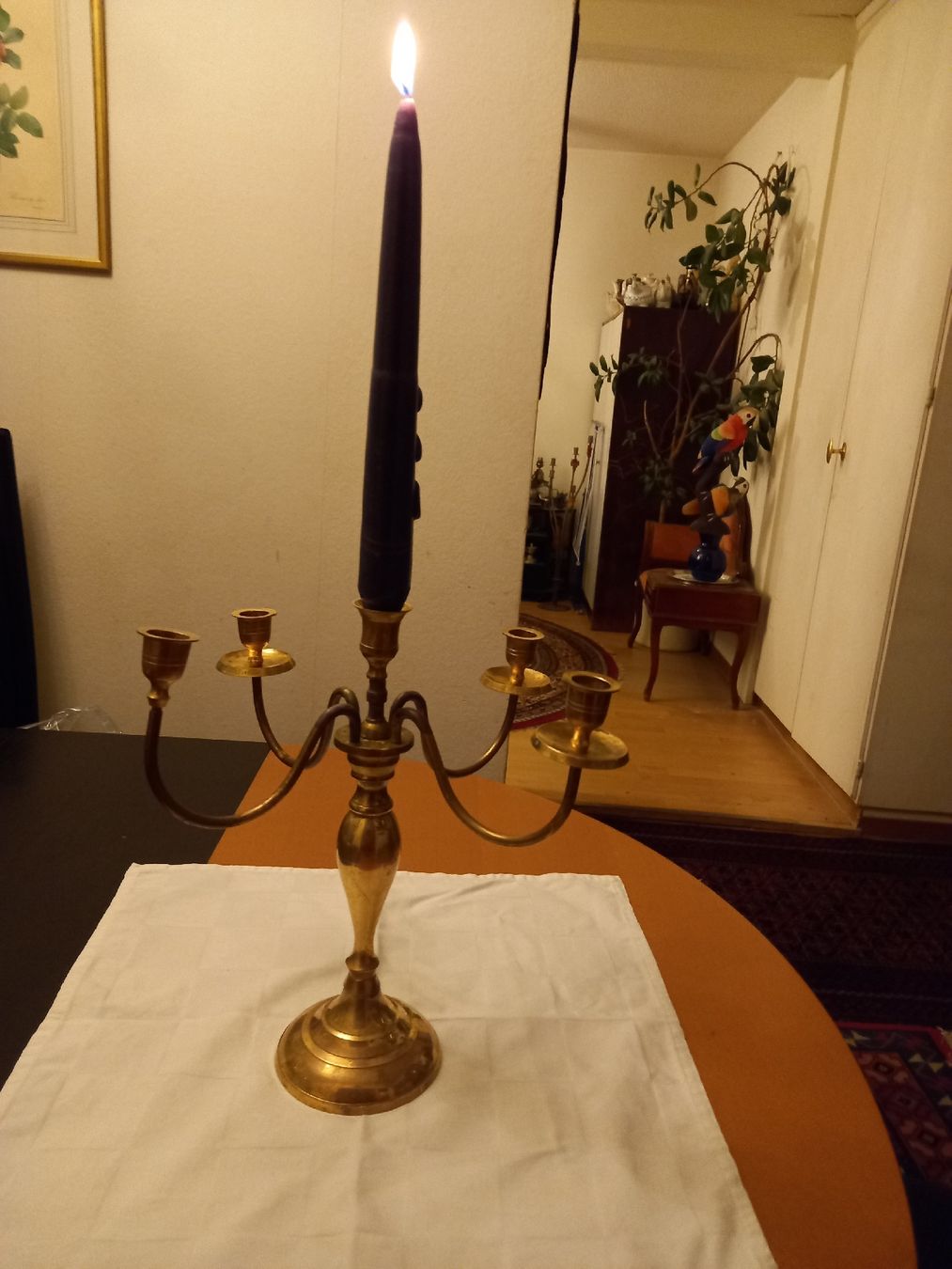 Portacandele: 5er Antik  Kupfer Kerzenstander – Usato da Bern venduto da Imamrashed