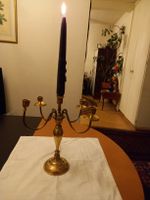 5er Antik  Kupfer Kerzenstander