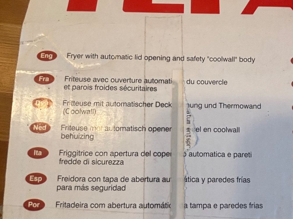 Tefal Küchengeräte: Fritteuse Maxi-Fry von Tefal – Gebraucht aus Kaufdorf von nurmir2012 5