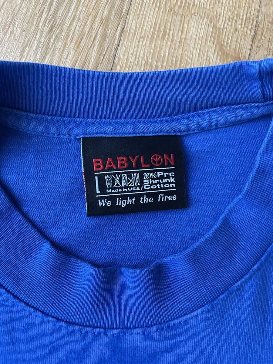 T-shirt: BABYLON VINTAGE TEE SIZE LARGE VERY GOOD CONDITION – Usato da Basel venduto da aharon.no1 1