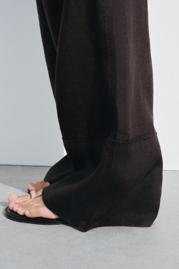 Zara Pantalons: Linen Trouser ZARA – Neuf (Voir description) à Sorens par purpureta 3
