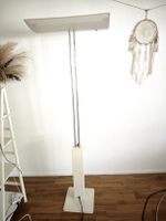 3x Stehleuchte weiss Metall Röhrenlampe 