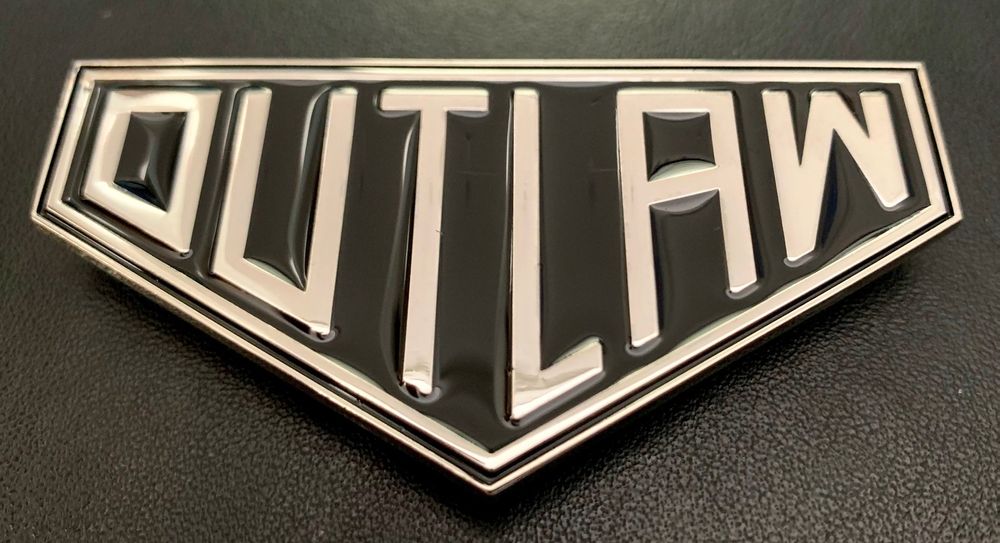 Outlaw Grill Badge für Auto/Motorrad/Boot von Rennbetrieb