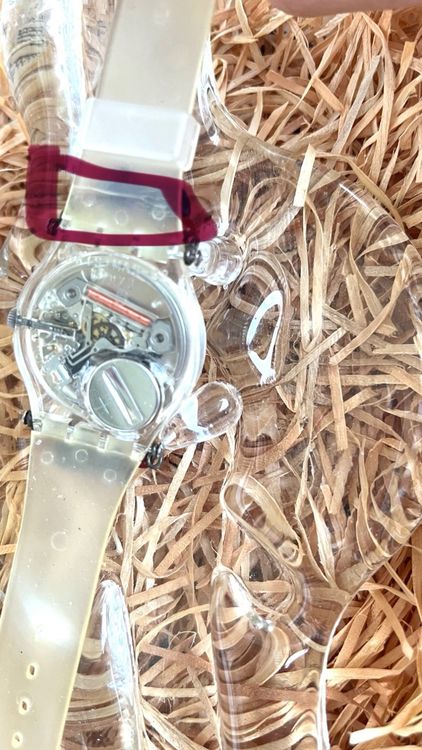 Swatch Montres: Swatch Damenuhr, Vintage, mit Holzbox, Sammlerstück! – D'occasion à Grenchen par chththl 5