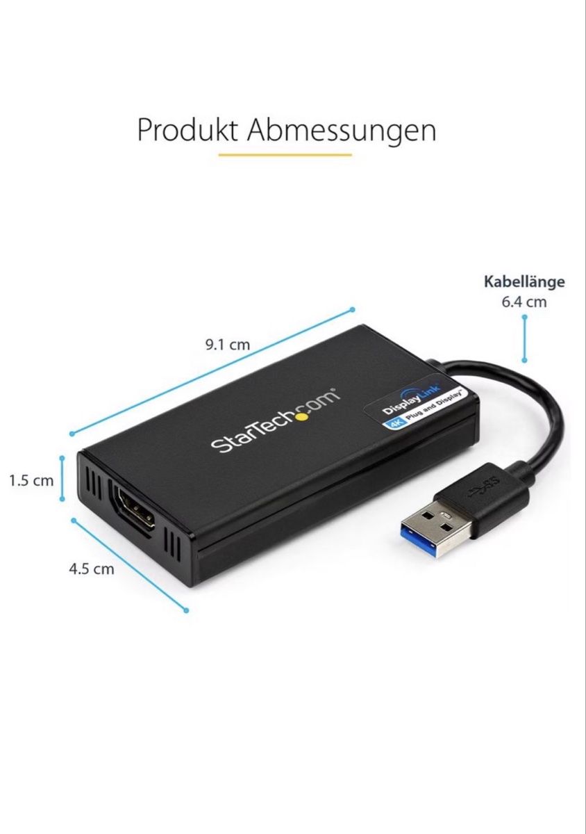 Adapter: StarTech USB-A auf HDMI Adapter – Gebraucht aus Suhr von Speed_20 6