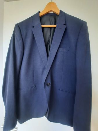 Belle veste jeune homme bleu, skynny fit  taille 56