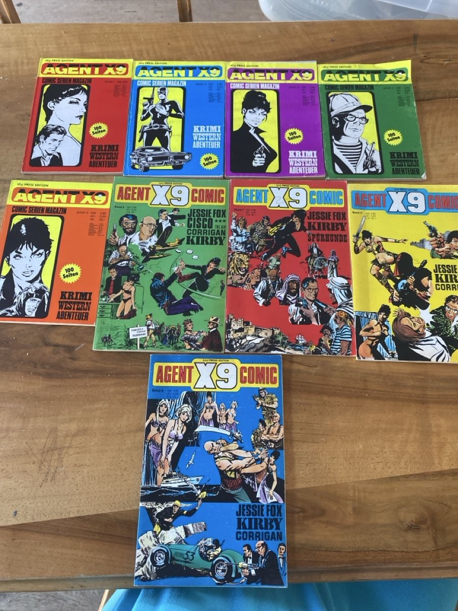 Comics: Agent X9 Comic - nr 1-9 – Gebraucht aus Dübendorf von Montclair