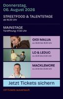 2 Tickets für Stars in Town am 6.8.26 | u. a. Macklemore