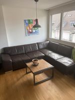 Ecksofa Leder braun, gut erhalten für gemütliche Stunden