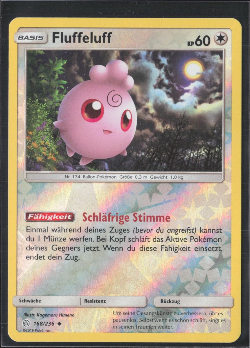 Pokémon Carte collezionabili: POKÉMON / Fluffeluff / Cosmic Eclipse / Reverse 🇩🇪 – Usato da Herzogenbuchsee venduto da TCG-High-Quality