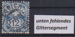 72x) Wertziffer fehlendes Gittersegment, sehe Scan