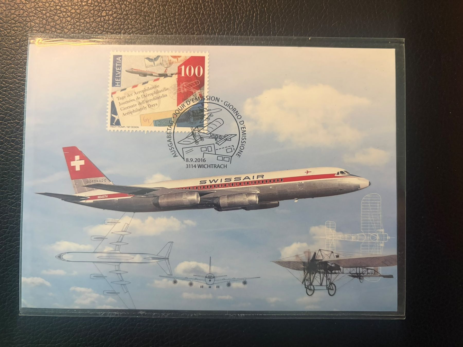 Cartoline postali: Aerophilatelie Schweiz 20 Postkarten – Nuovo (secondo la descrizione) da Zürich venduto da pao_zn5f 4
