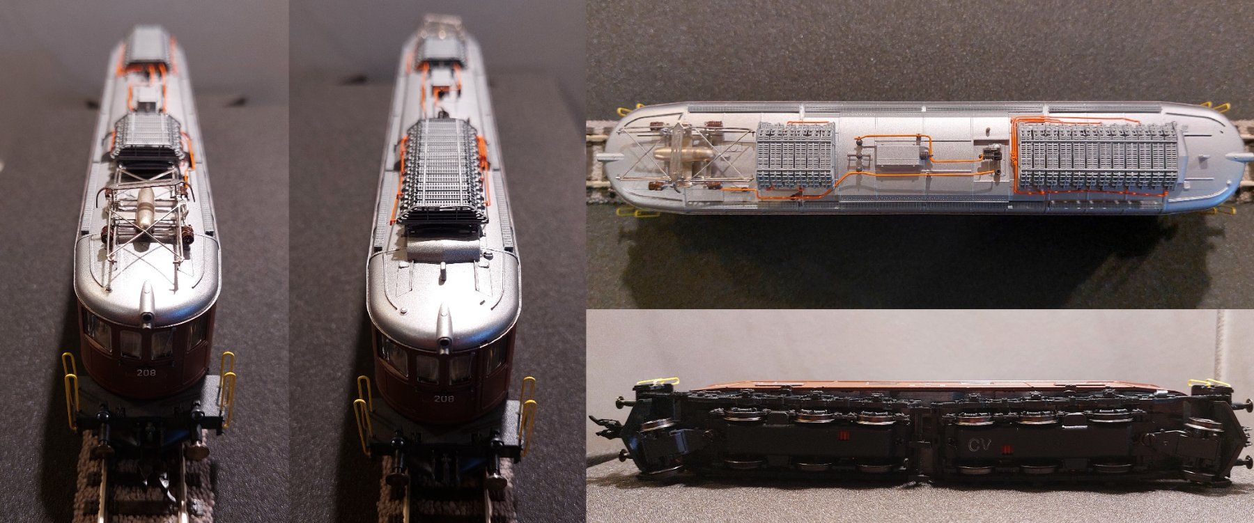 Roco Modelleisenbahnen: Roco 43710 - Ae 6/8 208 der BLS - mit DSS – Neu und originalverpackt aus Rotkreuz von MOBAHN-1zu87 7