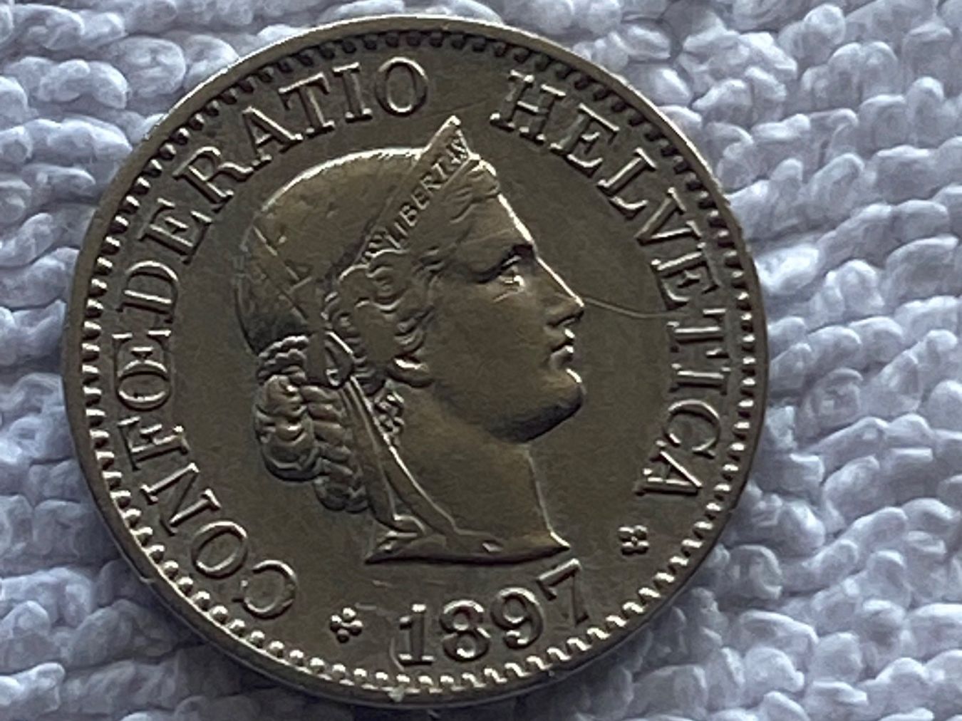 Tutti le monete: 10 centimes/rappen 1897 – Usato da Nyon venduto da Ilmi09