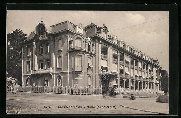Cartes postales: Bern, Krankenpension Victoria (Sanatoriu – D'occasion à Berlin par bartko-reher
