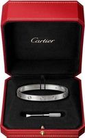 Bracelet Cartier Love Talle 21 or Blanc