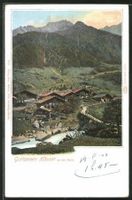 Guttannen, Häuser an der Aare, um 1900