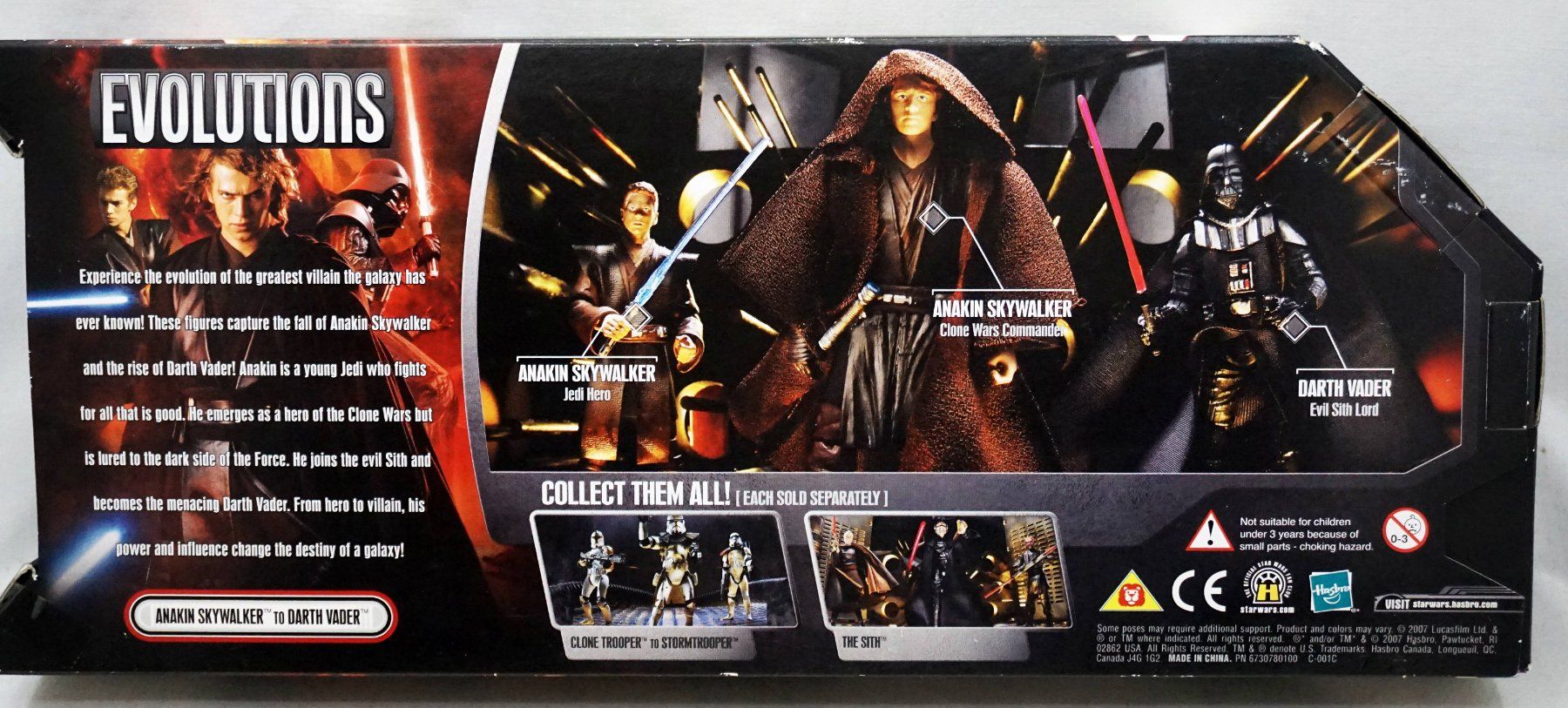 Star Wars Carte collezionabili: STAR WARS EVOLUTIONS ANAKIN SKYWALKER TO DARTH VADER 2007 – Nuovo e nell'imballaggio originale da Lugano venduto da YouWantUS 2