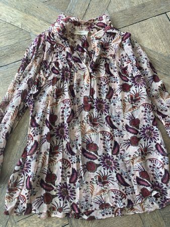 Ba&sh Bluse floral Grösse 0/XS leicht & luftig top Z