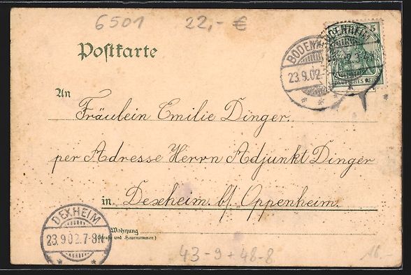 Ansichtskarten: Litho Leierkastenmann auf einem Volksfes – Gebraucht aus Berlin von bartko-reher 1