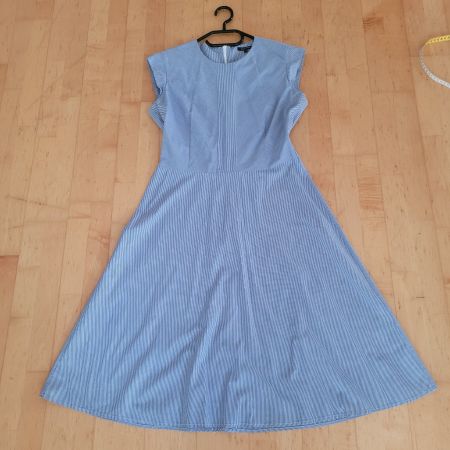 Marco Polo Kleid blau weiss Sommer 38