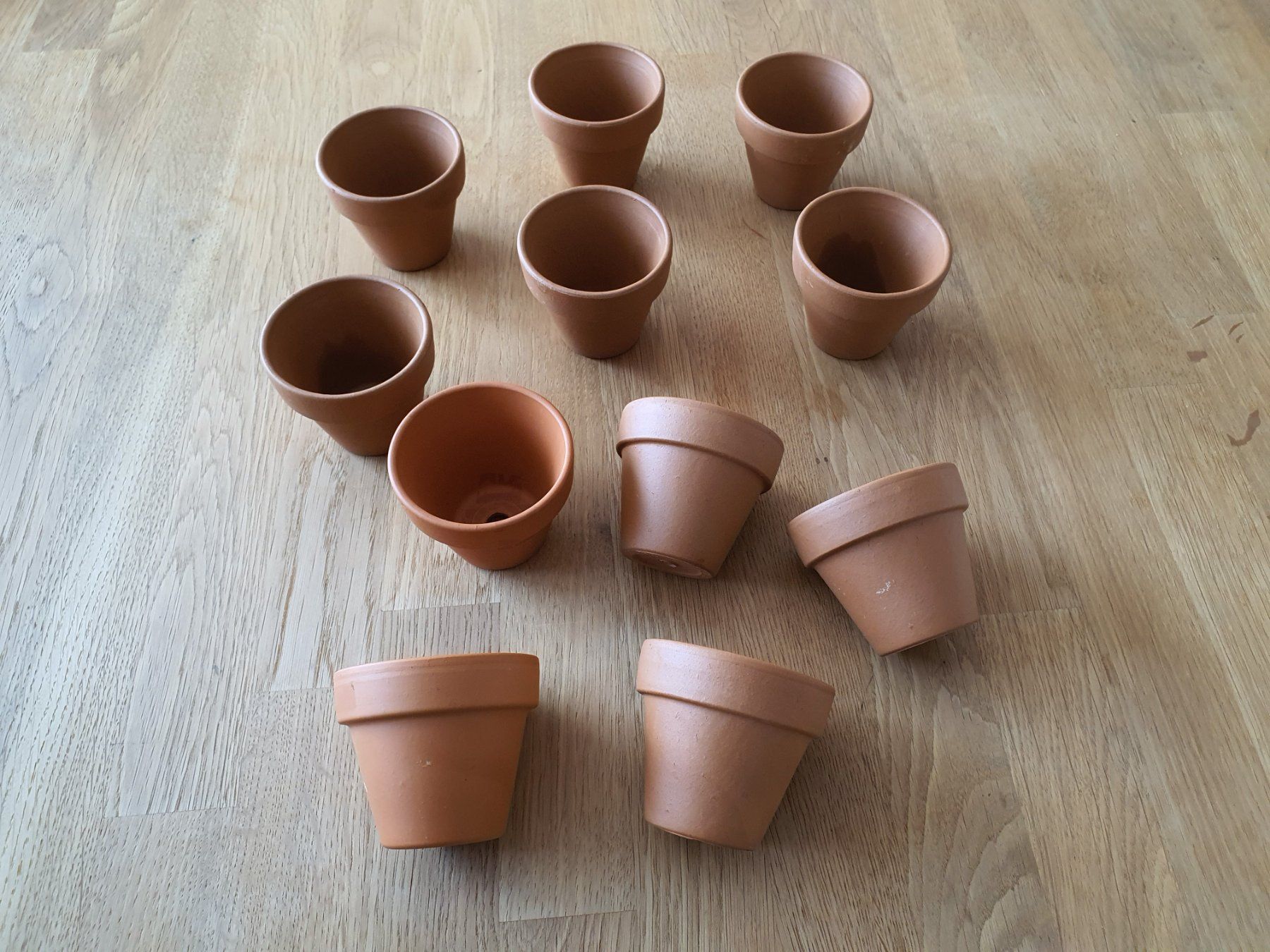 Vasi per fiori: Terracotta Töpfchen klein 11 Stk. – Nuovo (secondo la descrizione) da Winterthur venduto da Nooitgedagt 5