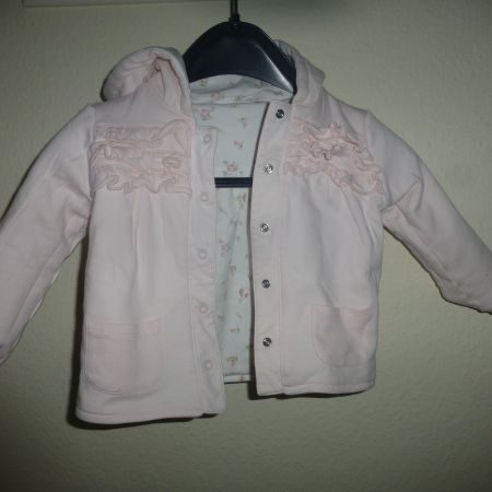 Mädchen Jacke neu, beide Seiten tragbar