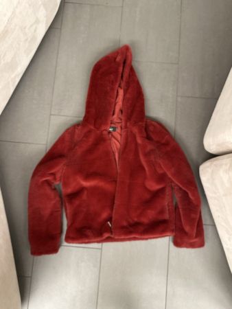 Rote Kuscheljacke von ONLY, Grösse M