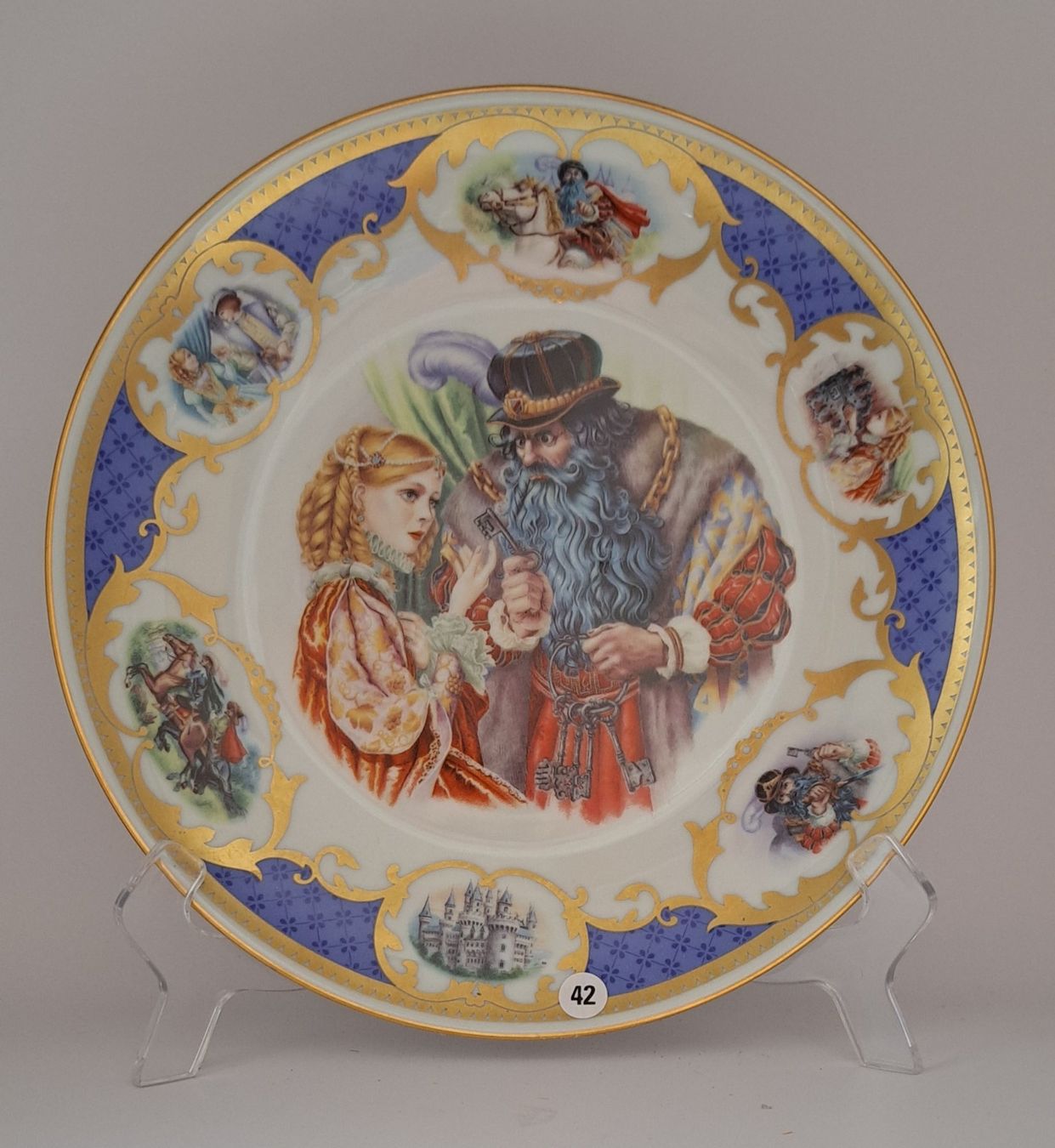 Teller: Seltene Teller von Tégou, Paris, Die schönsten Märchen, 9 T. – Neu (gemäss Beschreibung) aus Sta. Maria V. M. von saira2017 4