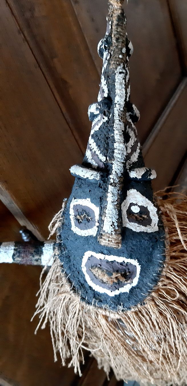 Statuette: Afrikanische Figur aus Gewebe  -  Stoff Figur – Usato da Tagelswangen venduto da BrigittaC01 1
