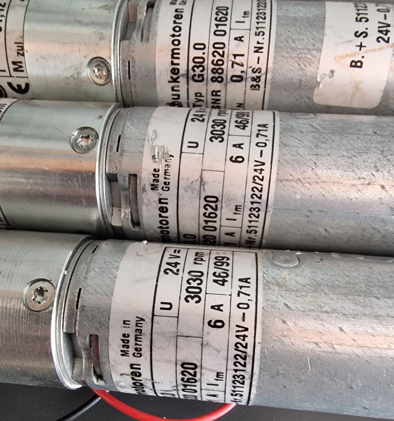 Motoren: Dunkermotoren 24VDC, 6 Stück – Gebraucht aus Zuzgen von ricard11 1