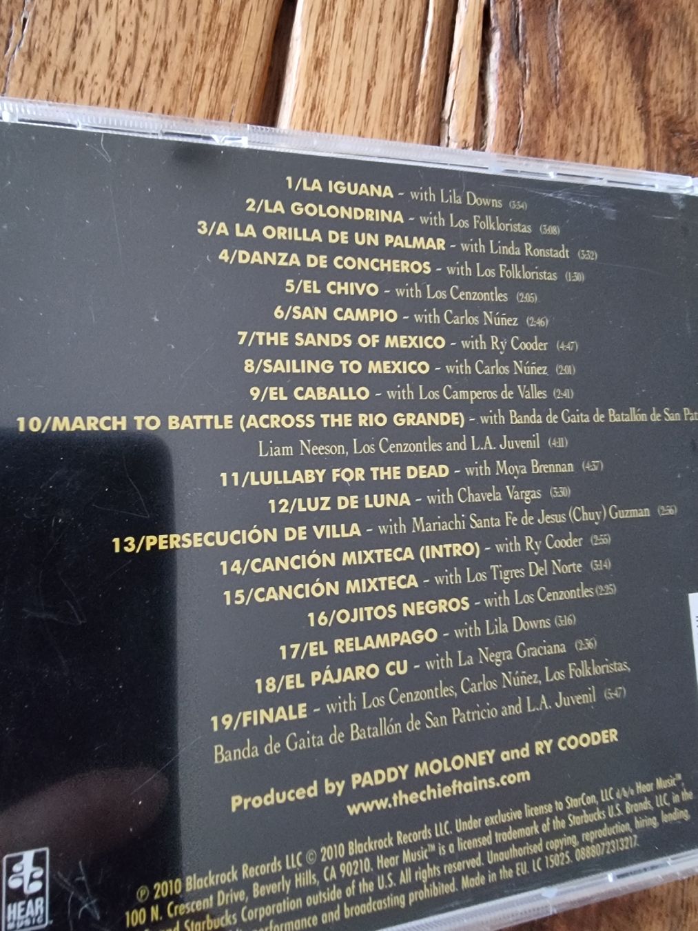 CD: THE CHIEFTAINS FEAT. RY COODER – Nuovo (secondo la descrizione) da Zofingen venduto da Tinpan 3