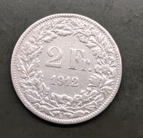 2 Fr. Münze Jahrgang 1912 Silber