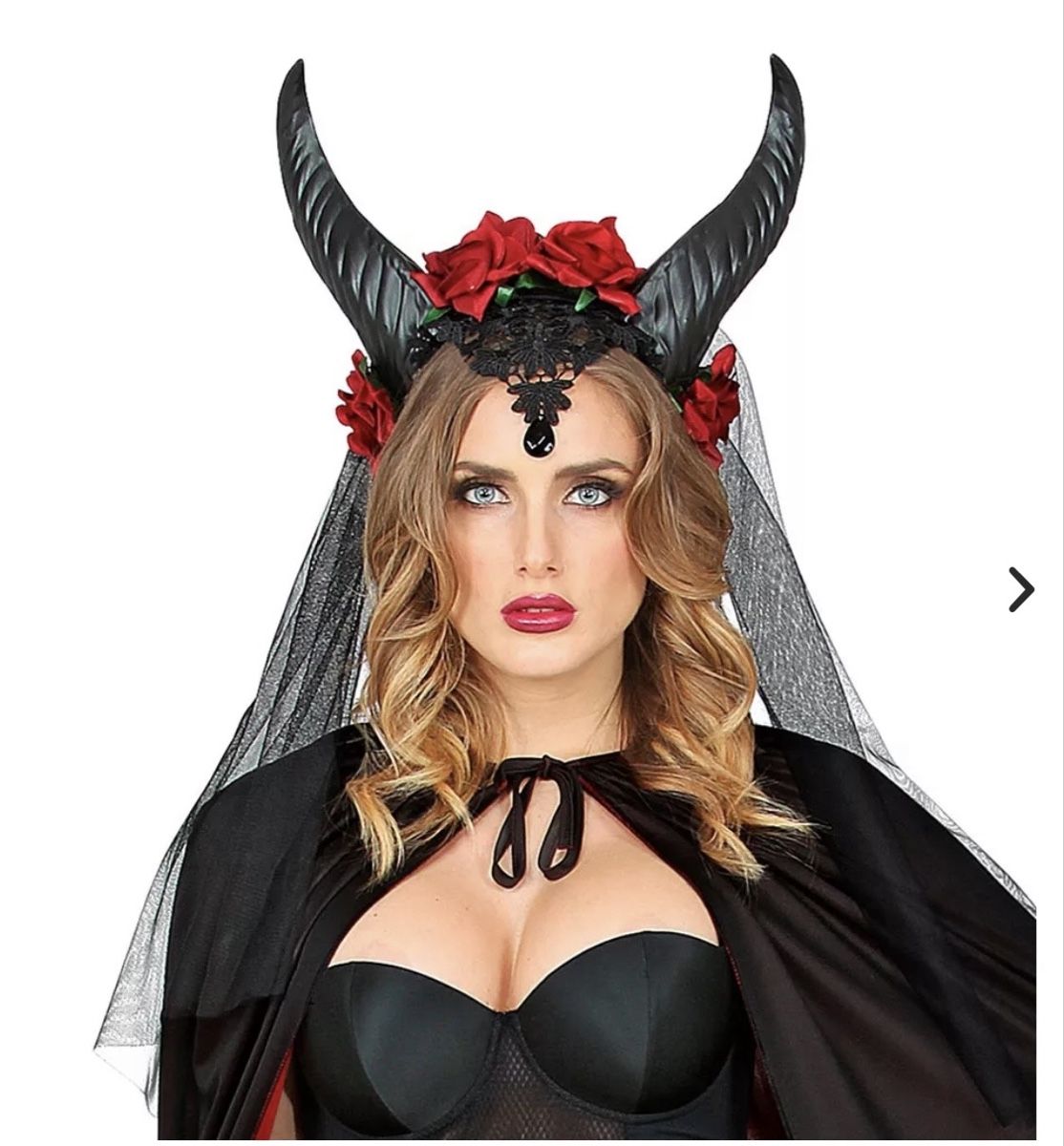 Accessori per capelli: Maleficent Hörner Kopfschmuck Halloween – Usato da Birr venduto da savasdee 1