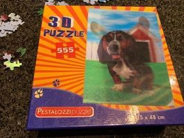 3D Puzzle Pestalozzi, 555 Teile - Hund