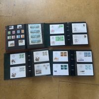 4 Briefmarkenalben Schweiz – grosse Sammlung mit Marken 